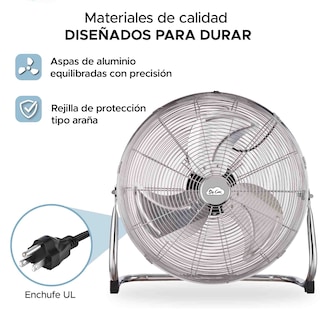 Foto 7 | Foto 7 | Ventilador Industrial De Piso Sky Care 20 Metálico – 3 Velocidades