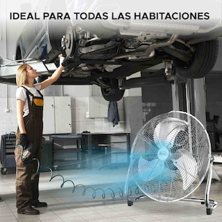 Foto 8 | Foto 8 | Ventilador Industrial De Piso Sky Care 20 Metálico – 3 Velocidades