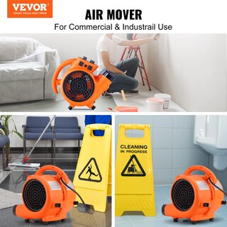 Foto 2 | Foto 2 | Secador De Alfombras Air Mover Vevor 1/4 Hp 1000 Cfm 115 V Con Temporizador - Venta Internacional.