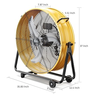 Foto 2 | Foto 2 | Ventilador De Tambor Simple Deluxe Heavy Duty Metal De 30 Cm, 3 Velocidades, 13 000 M - Venta Internacional.