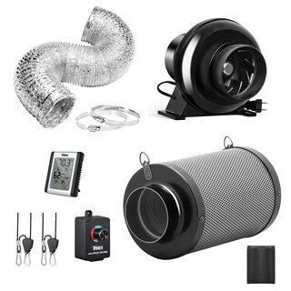 Foto 1 | Foto 1 | Ventilador En Línea Ipower De 4 Pulgadas Y 195 Cfm Con Controlador De Velocidad Y Filtro - Venta Internacional.