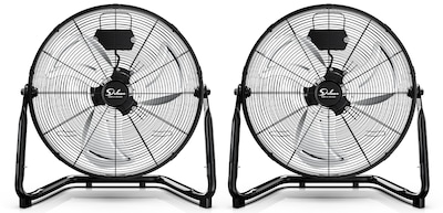 Foto 1 | Foto 1 | Ventilador De Piso Simple Deluxe De 18 Pulgadas, 3 Velocidades Y Alta Velocidad, Paquete De 2 - Venta Internacional.