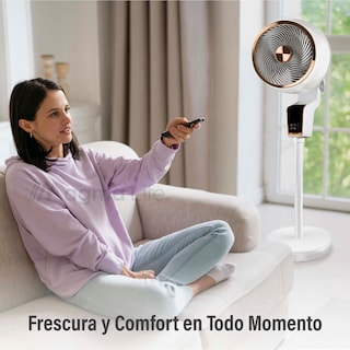 Foto 4 | Foto 4 | Magma Life Ventilador De Pedestal 50w, Control Remoto, Pantalla Led, 3 Velocidades, Temporizador 12h, Difusor De Aroma (blanco)