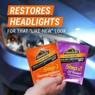 Foto 3 | Foto 3 | Limpiador Armor Para Todos Los Faros De Coche, 6 Toallitas - Venta Internacional.