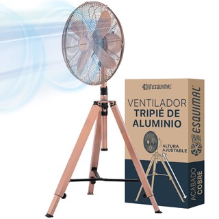 Foto 1 | Foto 1 | Ventilador Con Tripié Esquimal, Aspas De Aluminio, Altura Ajustable, Oscilación 70°, 3 Velocidades