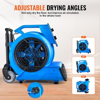 Foto 4 | Foto 4 | Ventilador De Piso Vevor 1560 Rpm 4000 Cfm Con Temporizador De 3 Velocidades - Venta Internacional.