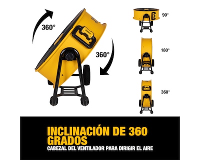 Foto 8 | Foto 8 | Ventilador Industrial Silencioso Dewalt Dxf2491 24'' 120 V