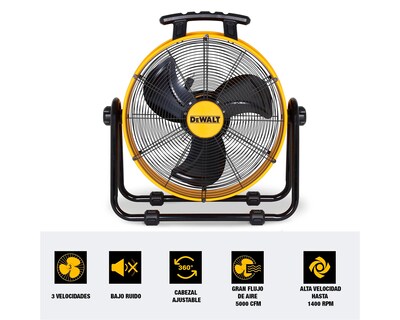 Foto 2 | Foto 2 | Ventilador Industrial Silencioso Dewalt Dxf2043-b3 20'' 120 V
