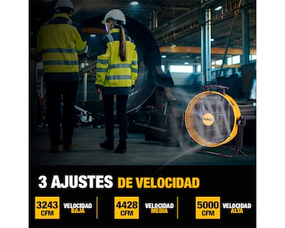 Foto 7 | Foto 7 | Ventilador Industrial Silencioso Dewalt Dxf2043-b3 20'' 120 V