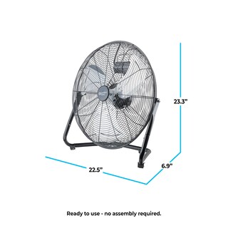 Foto 5 | Foto 5 | Ventilador De Suelo Comfort Zone De Alta Velocidad 50 Cm 3 Velocidades - Venta Internacional.