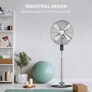 Foto 5 | Foto 5 | Ventilador De Pie Holmes 16 Chrome Digital De 3 Velocidades Con Mando A Distancia - Venta Internacional.