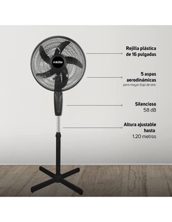Foto 4 | Foto 4 | Ventilador de Pedestal Taurus Practika 16 Pulgadas 2 Velocidades