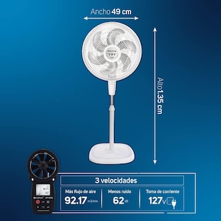 Foto 5 | Foto 5 | Ventilador de Pedestal Taurus Sputnik 18 Pulgadas 3 Velocidades