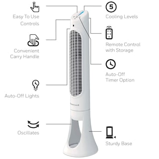 Foto 7 | Foto 7 | Ventilador Tipo Torre Honeywell Hyf260 Silencioso Para Toda La Habitación, Color Blanco - Venta Internacional.