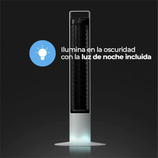 Foto 2 | Foto 2 | Aspen Ventilador De Torre 40'' Oscilante Con 3 Velocidades Y Luz Led - A40