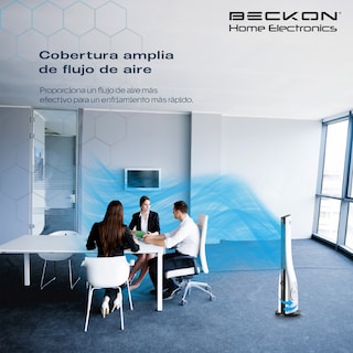 Foto 5 | Foto 5 | Ventilador De Torre Sin Aspas Bladeless Bv-9y Blanco Ultra Silencioso Con Oscilación 90cm De Alto Beckon