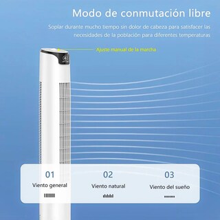 Foto 3 | Foto 3 | Ventilador de Torre Silencioso de 92 cm