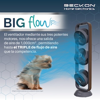Foto 6 | Foto 6 | Ventilador de Torren Beckon Turbo Circulador 100 cm