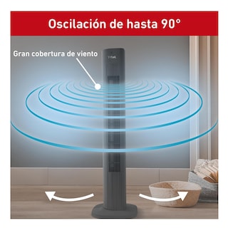 Foto 4 | Foto 4 | Ventilador de Torre 3 Vel 90 Cm Negro T-fal Ve5300x0