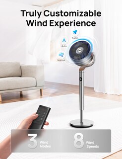 Foto 6 | Foto 6 | Ventilador De Pie Dreo Polyfan 502, Circulador De 80 M Con Control Remoto - Venta Internacional.