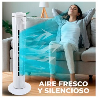 Foto 2 | Foto 2 | Ventilador De Torre De 29'' Con 3 Velocidades Y Giro De 90 Grados Color Blanco