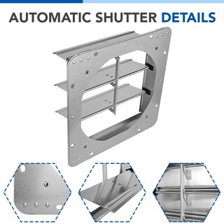 Foto 7 | Foto 7 | Shutter Louver Vent Ipower De Aluminio Cuadrado De 14 Pulgadas, Paquete De 2 Unidades - Venta Internacional.