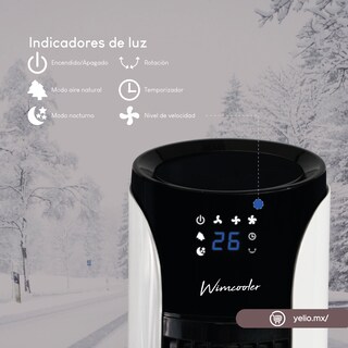 Foto 2 | Foto 2 | Ventilador De Torre Wimcooler H16 Con Control Remoto Y Tanque De Agua Blanco