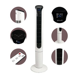 Foto 5 | Foto 5 | Ventilador De Torre Wimcooler H16 Con Control Remoto Y Tanque De Agua Blanco