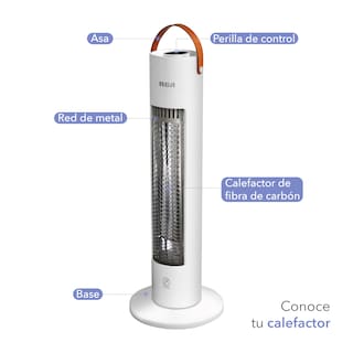 Foto 3 | Foto 3 | Calefactor Rca Rch10 de Fibra de Carbono