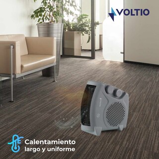 Foto 6 | Foto 6 | Calefactor Eléctrico Voltio CE1GVOLT Gris 1500w Portátil