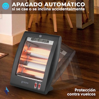 Foto 3 | Foto 3 | Calefactor Calentador Eléctrico de Cuarzo 2 Niveles 800W