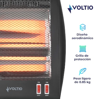 Foto 4 | Foto 4 | Calefactor Calentador Eléctrico de Cuarzo 2 Niveles 800W