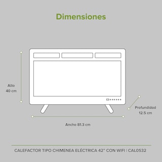Foto 5 | Foto 5 | Calefactor de Aire Avera Cal0532 con Wifi