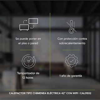 Foto 6 | Foto 6 | Calefactor de Aire Avera Cal0532 con Wifi