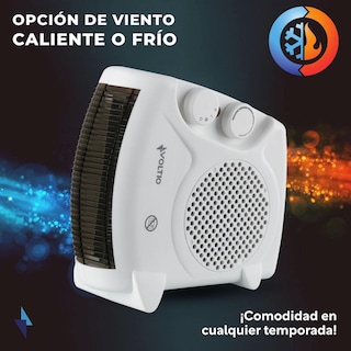 Foto 3 | Foto 3 | Calefactor Eléctrico Voltio 1500w Portátil 2 Piezas