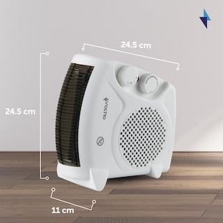 Foto 7 | Foto 7 | Calefactor Eléctrico Voltio 1500w Portátil 2 Piezas