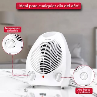 Foto 4 | Foto 4 | Calefactor Con Ventilador Eo Safe Imports Esi-10510 Blanco