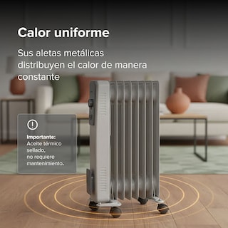 Foto 5 | Foto 5 | Calefactor eléctrico de aceite tipo radiador cobertura 20m2 AVERA CALACE01