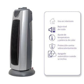Foto 5 | Foto 5 | Calefactor De Ambiente De Torre Iusa, 2000 W