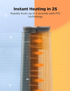 Foto 3 | Foto 3 | Calentador Interior Pelonis Pth15a4bgb Ceramic Tower 1500w - Venta Internacional.