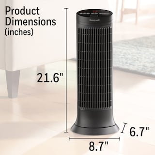 Foto 3 | Foto 3 | Calentador De Torre De Cerámica Honeywell, 1500 W, Oscilante, Negro, 220 V - Venta Internacional.