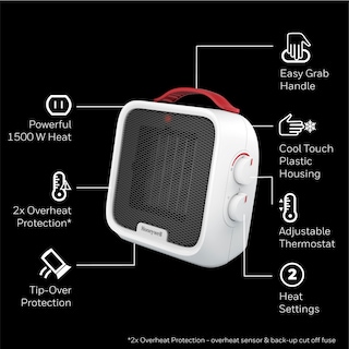Foto 4 | Foto 4 | Calentador Cerámico Honeywell Uberheat 5 Para Habitaciones Pequeñas - Venta Internacional.