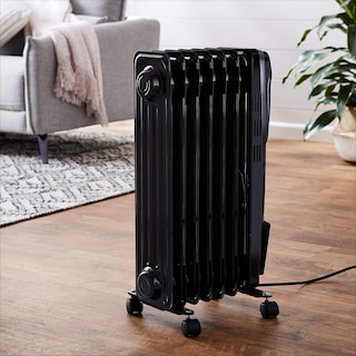 Foto 2 | Foto 2 | Calentador De Aceite Amazon Basics Radiator 1500 W 7 Aletas Negro 64 Cm - Venta Internacional.