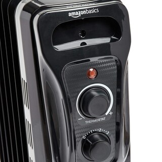 Foto 4 | Foto 4 | Calentador De Aceite Amazon Basics Radiator 1500 W 7 Aletas Negro 64 Cm - Venta Internacional.