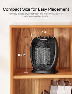 Foto 7 | Foto 7 | Calentador Portátil Pelonis Phta1abb 1500 W - 900 W Negro - Venta Internacional
