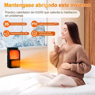 Foto 2 | Foto 2 | Minicalefactor Eléctrico Kimhi Calentador de Aire 1000 W