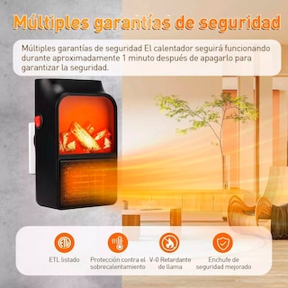 Foto 4 | Foto 4 | Minicalefactor Eléctrico Kimhi Calentador de Aire 1000 W