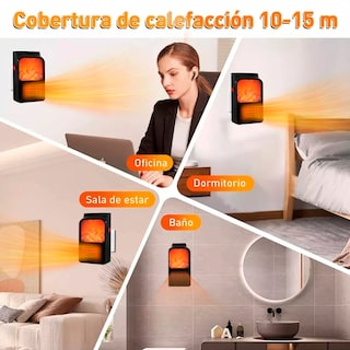Foto 6 | Foto 6 | Minicalefactor Eléctrico Kimhi Calentador de Aire 1000 W