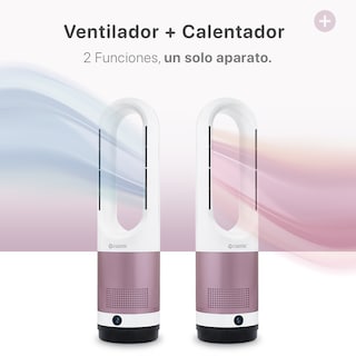Foto 2 | Foto 2 | Ventilador Calefactor 2 en 1 Esquimal Rosa-blanco Sin Aspas Silencioso