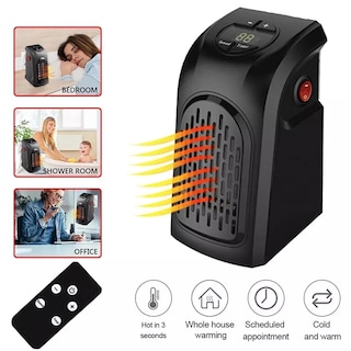 Foto 4 | Foto 4 | Calefactor Portátil de 400 w Negro
